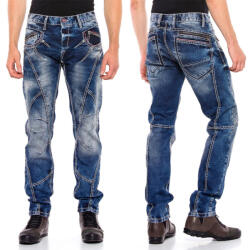 Cipo & Baxx pantaloni bărbați CD563 L: 34 blugi obișnuiți slim fit Blugi 38