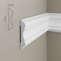 Elegance Decor Brau decorativ din polimer rigid B14 - 10.1x2.2x200 cm (604ED)