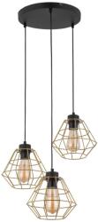 TK Lighting Lustra Negru 3xE27 DIAMOND 4451TK (4451TK)