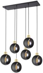 TK Lighting Lustra Negru Auriu 6xE27 CYKLOP 2756TK (2756TK)