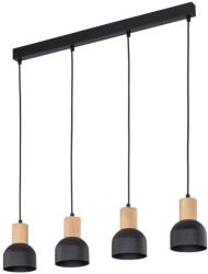 TK Lighting Lustra Negru Bej 4xE27 CAIRO 4896TK (4896TK)