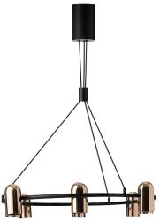 AZzardo Lustra VIVI PENDANT 8 Auriu/BK (AZ5731)