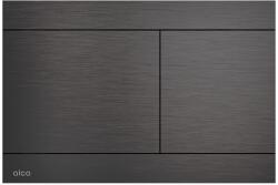 Alcadrain Clapeta de actionare, Alcadrain, Fun, cu doua volume, gun metal periat (FUN-GM-B) - klassconfort