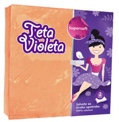 Violeta Narancs szalvéta 25 db 2 rétegű