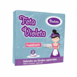Violeta Kék szalvéta 25 db 2 rétegű