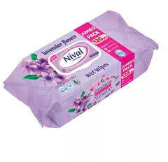 Nival Levander nedves törlőkendő 120 db