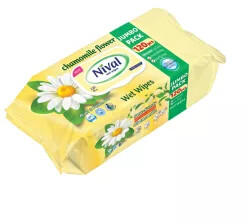 Nival Kamilla nedves törlőkendő 120 db