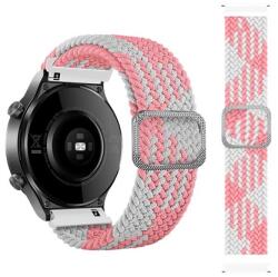 MYBANDZ 22SKU4107 állítható hosszúságú rugalmas szövet óraszíj, púder - fehér 22 mm (22SKU4107) - megaplace