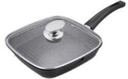 Royalty Line Tigaie grill marmorata 24 cm, antiaderenta, cu capac, curatare usoara, inductie AG24ML Royalty Line