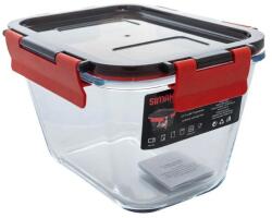 SIMAX Caserola din sticla termorezistenta yena 1, 35L SIMAX CLICK 7636/L, rectangular, cu capac plastic