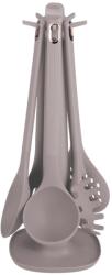Berlinger Haus Set 5 ustensile bucatarie cu suport Taupe Berlinger Haus BH 8618