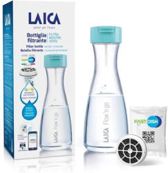 LAICA Flow'n Go Instant Vízszűrő Palack 1L +1 db Fast Disk Szűrőbetét