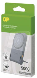 GP Batteries B6305B Powerbank Q05B , 5 000 mAh, 20 W+Wireless, fekete