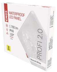 EMOS ZV2152 LED panel VIXXO beépíthető 19W 1700lm IP65 természetes fehér