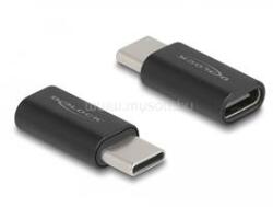 Delock Adapter SuperSpeed USB 10 Gb/s (USB 3.2 Gen 2) USB Type-C dugasz-alj portímélővel fekete (DL60034) (DL60034)