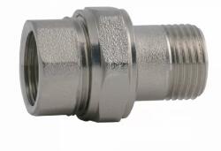 Tiemme Sárgaréz 1″ KB Radiátor hollander egyenes nikkelezett (TM1555G000606) (RU26)