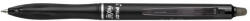 Pilot Rollertoll, 0, 35 mm, törölhető, nyomógombos, PILOT Frixion Ball Plus, fekete (PFBPF) (BLRT-FRPLS7-B)