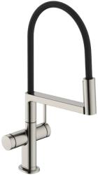 Hansgrohe Talis Select M54 PowderSpray - Baterie chiuvetă cu braț flexibil și duș, EcoSmart, aspect oțel inoxidabil 72861800 (72861800)