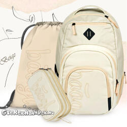 Baagl Coolmate iskolatáska, hátizsák SZETT - Beige (8595689335342SZ)