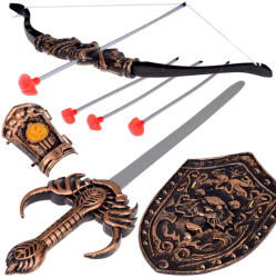 Inlea4Fun Gyerek lovag jelmez kiegészítőkkel Inlea4Fun WARRIORS OF THE WORLD (JO-ZA5291)