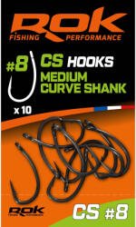 ROK - MEDIUM CURVE SHANK - teflon horog - 8