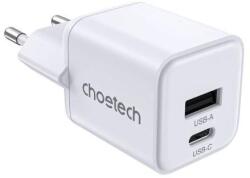 Choetech PD30W két portos fali töltő 1C1A (fehér) (PD5012-white) - wincity