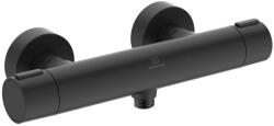 Ideal Standard ALU+ - Termosztatikus zuhanykeverő, selyemfekete BD582XG (BD582XG)