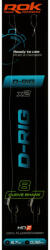 ROK D-RIG Curve Shank - 2db/csomag - előkötött horog - 8 - 0, 32mm