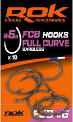  ROK - FULL CURVE BARBLESS - szakáll nélküli bojlis horog - 6