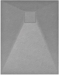 Welland kőhatású zuhanytálca szifonnal 70 x 90 cm - szürke (GT-9070SS) - miniwebshop