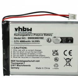 utángyártott Lítium polymer akku JST csatlakozóval 7.1 x 4.9 x 0.8 cm - 4000 mAh 3.7 V Li-polymer - Utángyártott