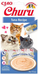  Inaba Cat Ciao Churu krémes macskaeledel - tonhal, bonitó pehely 4 x 14 g - webshop