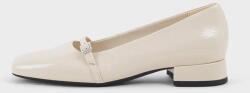 Vagabond Shoemakers bőr flip-flop DEBBI bézs, magassarkú, 5818-160-37 - bézs Női 38
