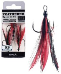 BKK Bkk_feathered spear-21 ss 2# 3db/csomag red-black (BKET6-166) - epeca