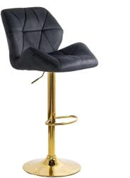 Chairs ON Scaune de bar, insulă bucătărie din catifea ABS 148 negru