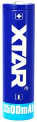 XTAR 18650 3, 6V 3500mAh 10A védelemmel ellátott Li-ion akkumulátor (XTAR-18650-3500mAh)