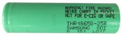 Samsung INR18650 25R 3, 7V 2500mAh 20A ipari Li-ion akkumulátor (Samsung-INR-18650-25R)