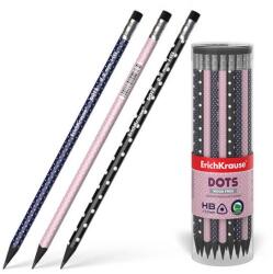 ErichKrause Dots pöttyös radíros grafitceruza - HB - 3-féle (FR-55276)