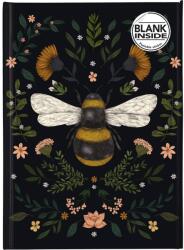 BSB notesz (A5, sima) fekete, méhecskés (5) (FTNBB42)