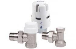 Valvex Set robineti Tur-Retur cu cap Termostatat VALVEX (4445250)