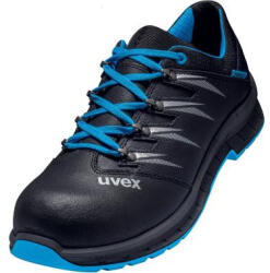 uvex 69348 uvex 2 trend, S2 PU félcipő, fekete/kék, 11 széles 40