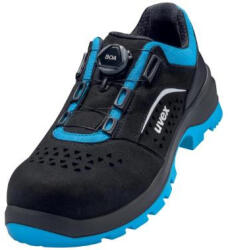 uvex 95583 uvex 2 BOA S1P félcipő fekete/kék 12 széles 40
