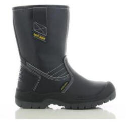 SAFETYJOG SJ BESTBOOT S3 fekete bőr csizma, acél kapli, acél talpközép 47