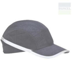PORTWEST PW69 Beütődés elleni baseball sapka, kék, Hi Vis szalaggal
