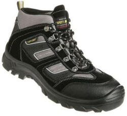 SAFETYJOG SJ CLIMBER S3 fekete-szürke bőr bakancs, kompozit kapli, SJ FLEX, talpközép 40