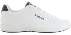 SAFETYJOG Oxypas EVAN O1 ESD fehér-skék bőr félcipő 40