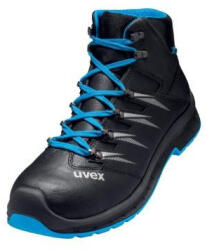 uvex 69353 uvex 2 S3 SRC fűzős bőr bakancs, fekete/kék, kompozit, 12széles 36