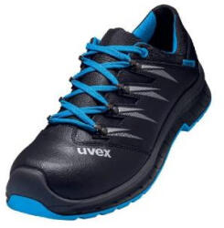 uvex 69342 uvex 2 S3 SRC Trend bőr félcipő, fekete, acél kapli, 11 széles 50