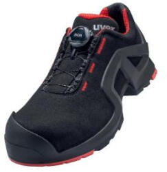 uvex 65673 uvex 1 S3 SRC félcipő, BOA, fekete/piros, 12 széles 51