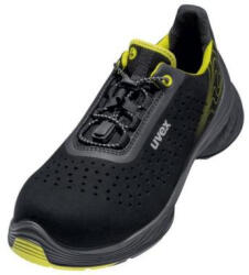 uvex 68439 1 G2 S1 SRC perforált fekete/lime velúr félcipő 12 szélességgel 41